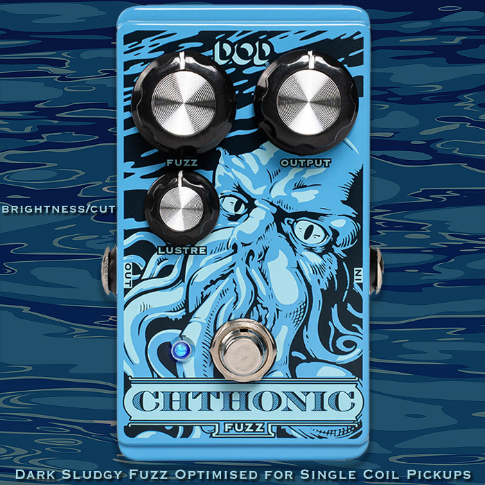 First new DOD pedal in years is the Chthonic Dark Silicon Fuzz - specially designed for Bright Low-Output Single Coil Pickups