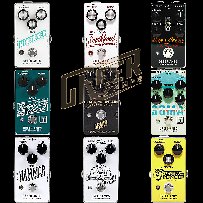My 9 favourite Greer Amps Compact Gain Pedals Capsule Collection is complete