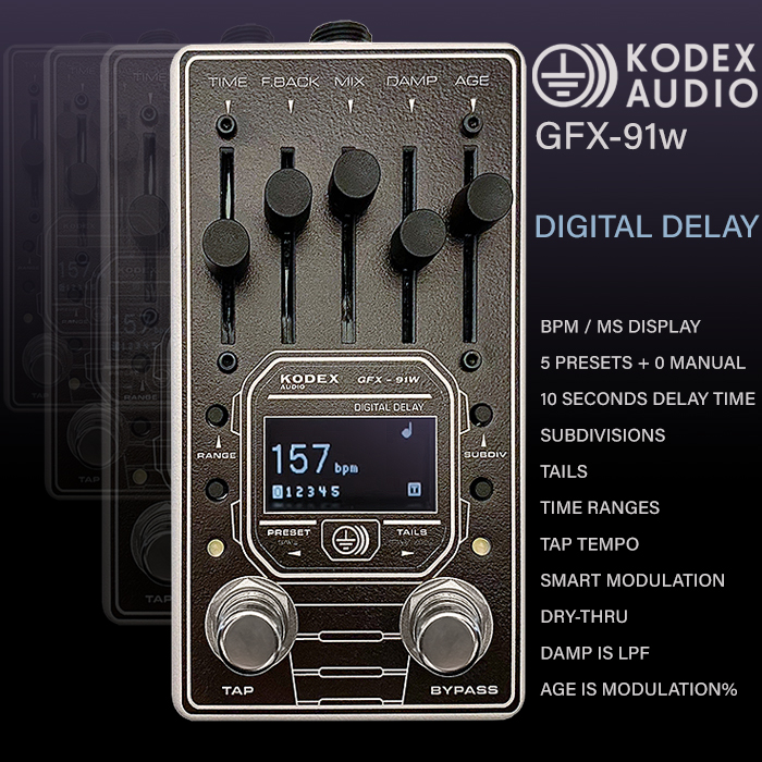 Guitar Pedal X - GPX Blog - Kodex Audio's GFX-91w 10-Second 