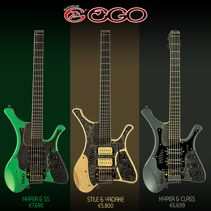 Marconilab's EGO Guitars are back in full circulation!