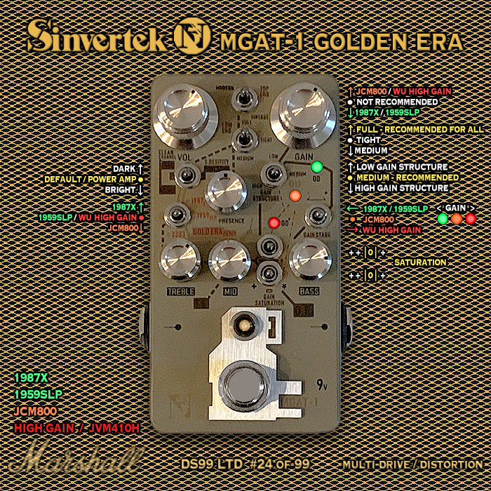 My Sinvertek N5 MGAT-1 Golden Era DS99 Hyper Preamp has landed!