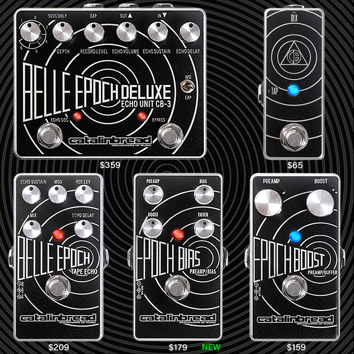 Guitar Pedal X - News - Catalinbread adds the Epoch Bias / Preamp 