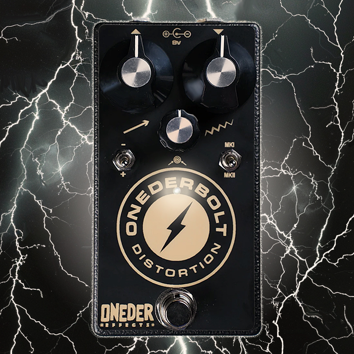 Oneder Effects' Onederbolt is a beautifully textured distortion with 4 gears of operation