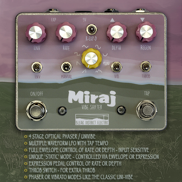 Bleak District Electric significantly upgrades its already formidable Miraj 4-Stage Vibe Shifter