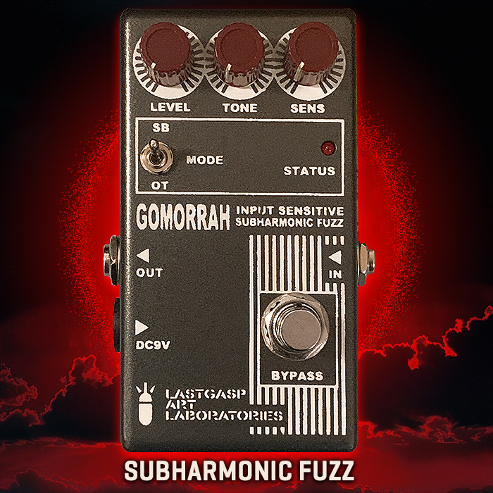 Lastgasp Art Laboratories Full-Flavour Gomorrah Input Sensitive Subharmonic Fuzz is very much a story of two halves