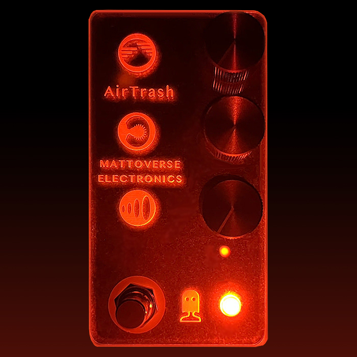 Guitar Pedal X - GPX Blog - 3 Years in the making! - my acrylic-faced  Mattoverse Just a Phase finally has a matching AirTrash Experimental Fuzz