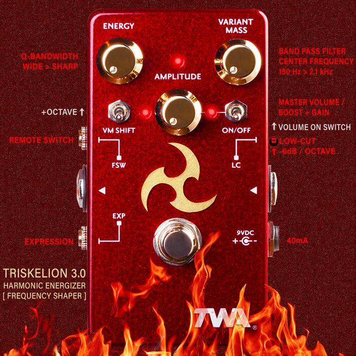 TWA's Triskelion 3.0 Harmonic Energizer is a superb take on that mid-70's Zappa Favourite Band-Pass Frequency and Gain Shaper