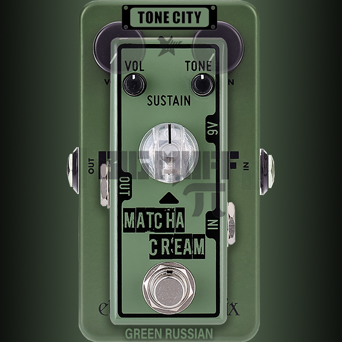 Tone City's Mini Matcha Cream Fuzz is a surprisingly potent take on the Green Russian Big Muff