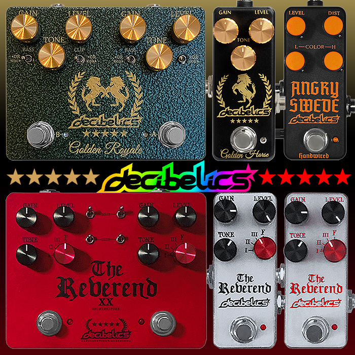 Decibelics Pedals Family Portrait