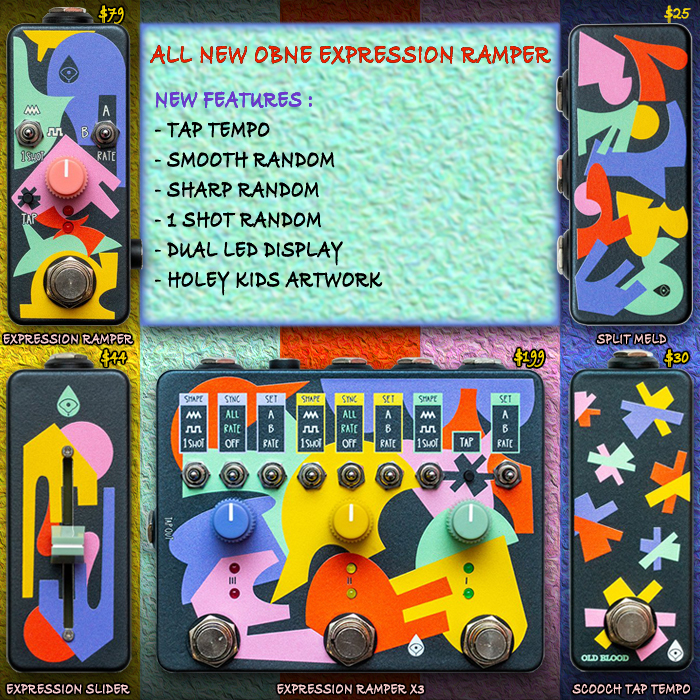 Old Blood Noise Endeavors unveils All New Expression Ramper with extra features, and further rolls out colourful Holey Kids Artwork