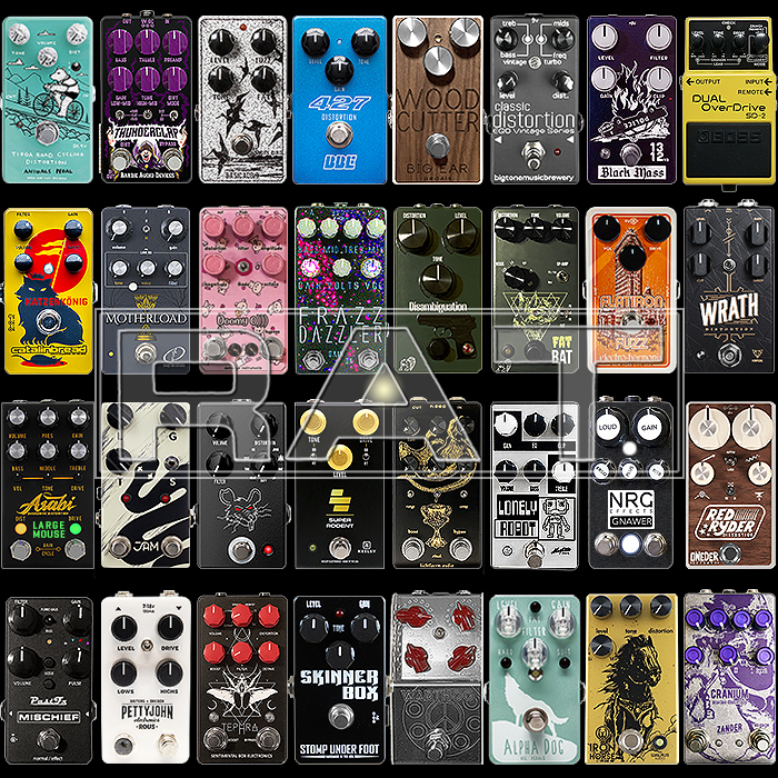 32 Favourite Compact Rat Style Distortion Pedals - 2024 Ultimate Edition