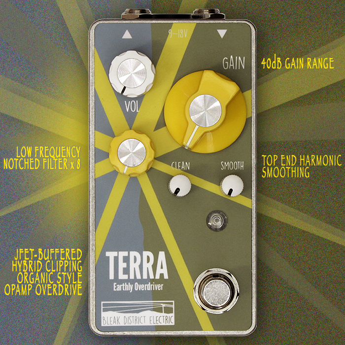 Bleak District Electric unveils super organic hybrid clipping Terra Earthly Overdriver