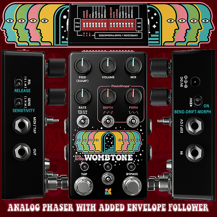 Chase Bliss Mods its Wombtone Analog Phaser for a Billy Strings Signature Limited USA-only 3,000 Pedal Run