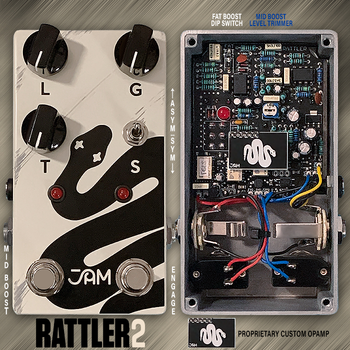 My JAM Pedals Rattler 2 has landed and indeed further extends that celebrated legacy into entirely new areas