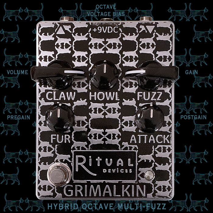 Ritual Devices' Grimalking Hybrid Octave Multi-Fuzz delivers the most visceral all-round fuzz experience - spanning overdrive to total Doom annihilation