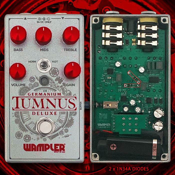 My Wampler Germanium Tumnus Deluxe has landed - indeed a pretty special overdrive, but could do with a couple of improvements