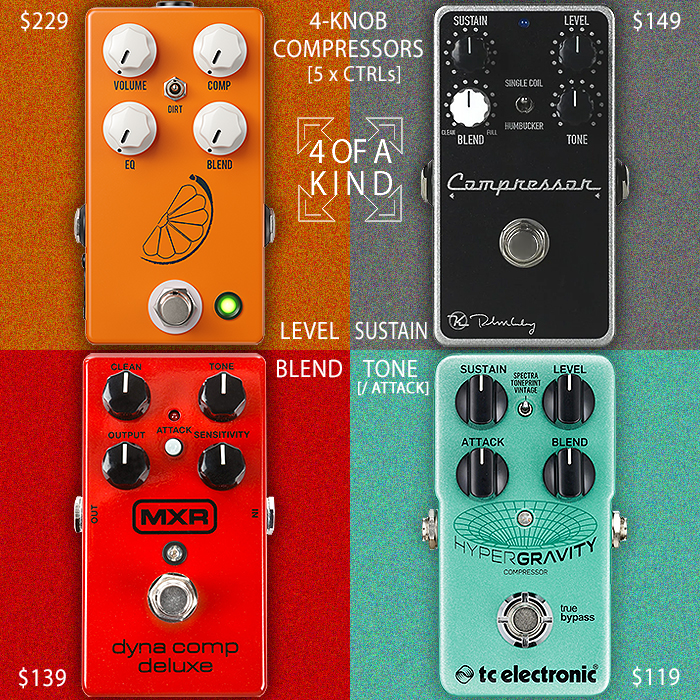 4 of a Kind - 4 Knob Compressors