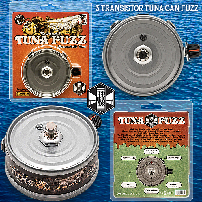 Beetronics FX unleashes its first budget Pedal - the 3-Transistor One-Knob Tuna Can Fuzz