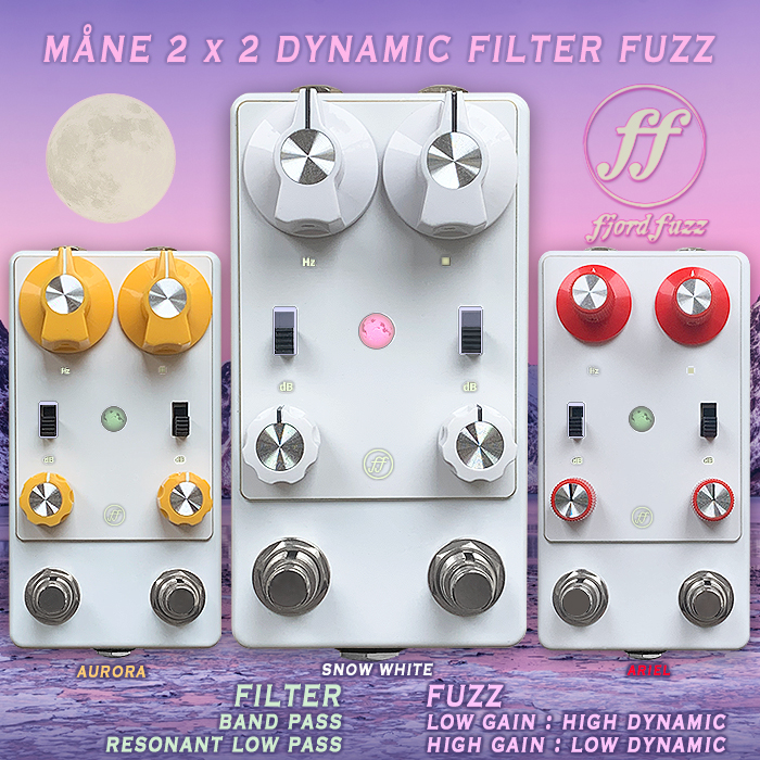 Fjord Fuzz returns to its roots with the visceral fuzz rollercoaster - Måne 2 x 2 Dynamic Filter Fuzz