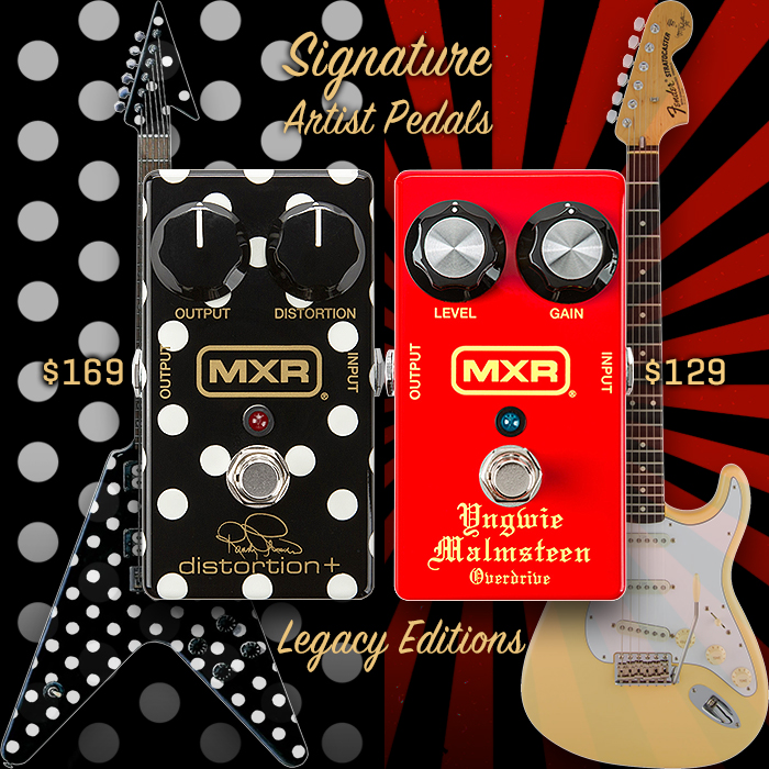 MXR releases Legacy Signature Artist Pedals for Randy Rhoads and Yngwie Malmsteen