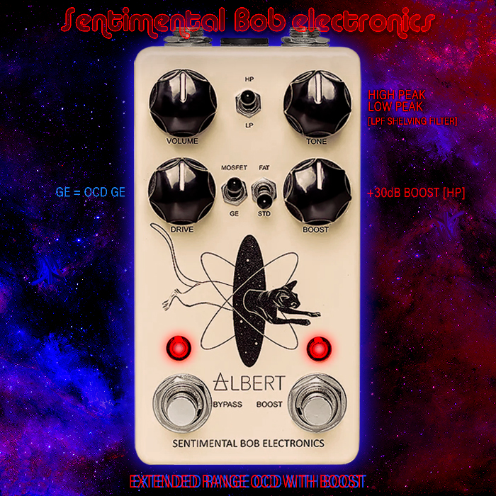 Sentimental Bob's Albert Overdrive + Boost is a fantastic evolution of both Standard and GE versions of the OCD - with extras