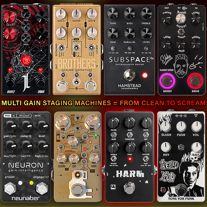 8 Favourite Multi-Gain Machines - from Clean to Scream!