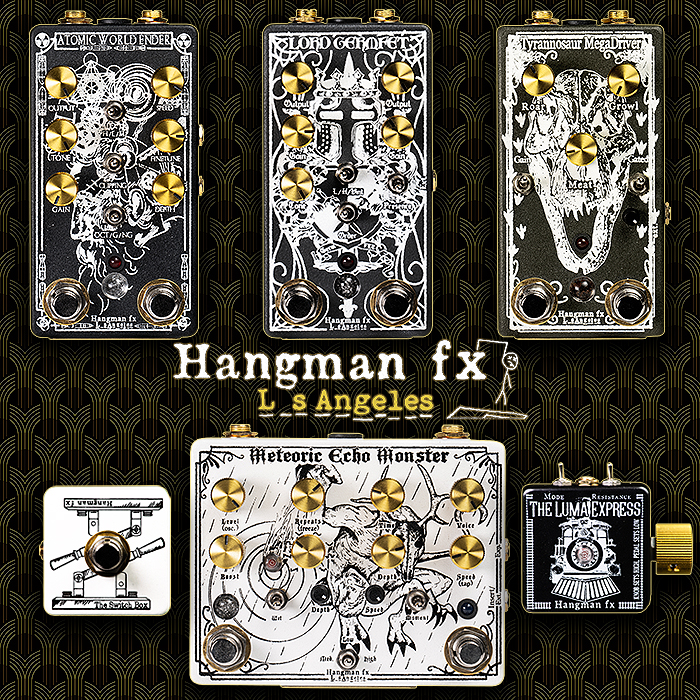 Introduction to the intriguing new and innovative Los Angeles Pedal Brand - Hangman fx