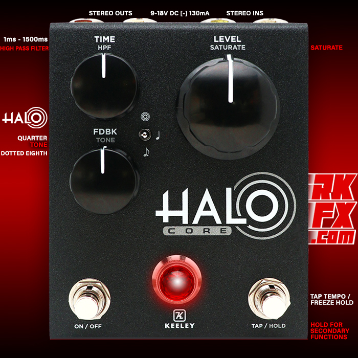 Keeley Electronics puts its streamlined, vintage aesthetic Halo Core Delay on general release