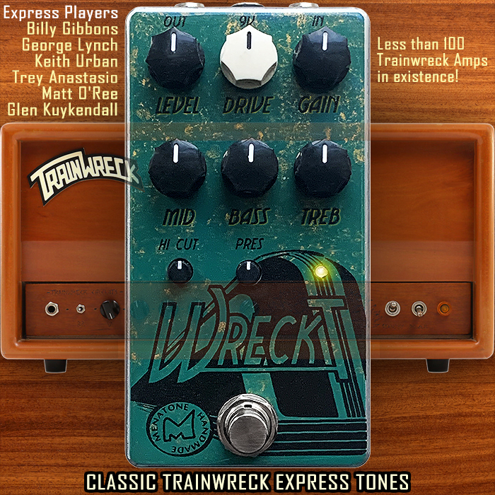 Menatone's Wreck'T Preamp is a wonderfully bold and vibrant take on the larger-than-life Trainwreck Express EL34 loaded Marshall-esque amp sound