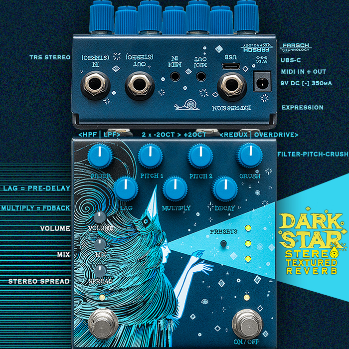 Old Blood Noise Endeavors levels up and stereofies its favourite flagship Dark Star Soundscape Textured Reverb