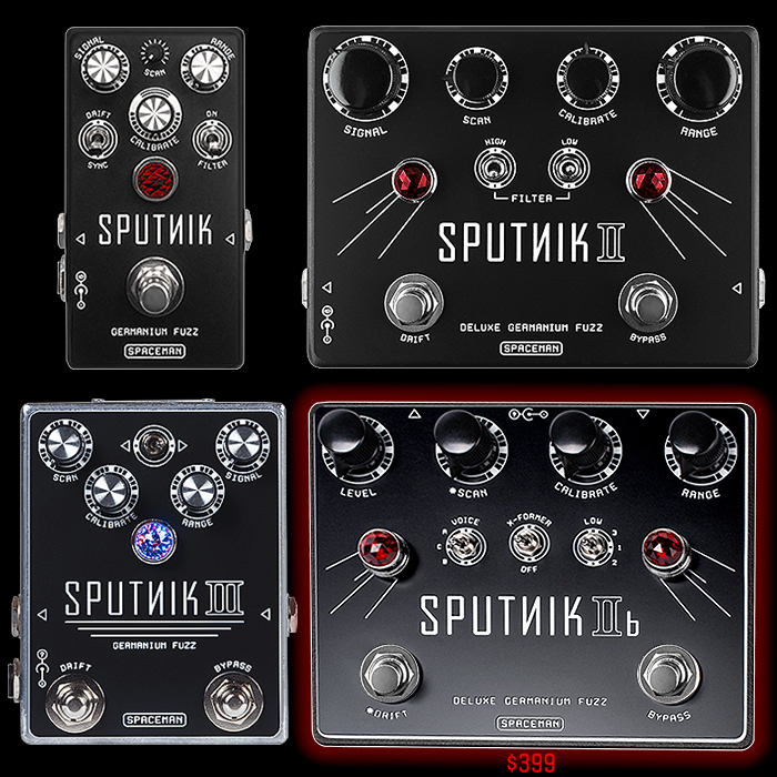 As part of Spaceman's 15th Anniversary Celebrations it's releasing a further evolved IIb Deluxe take of its Sputnik Germanium Fuzz - with a 48 hour preorder window