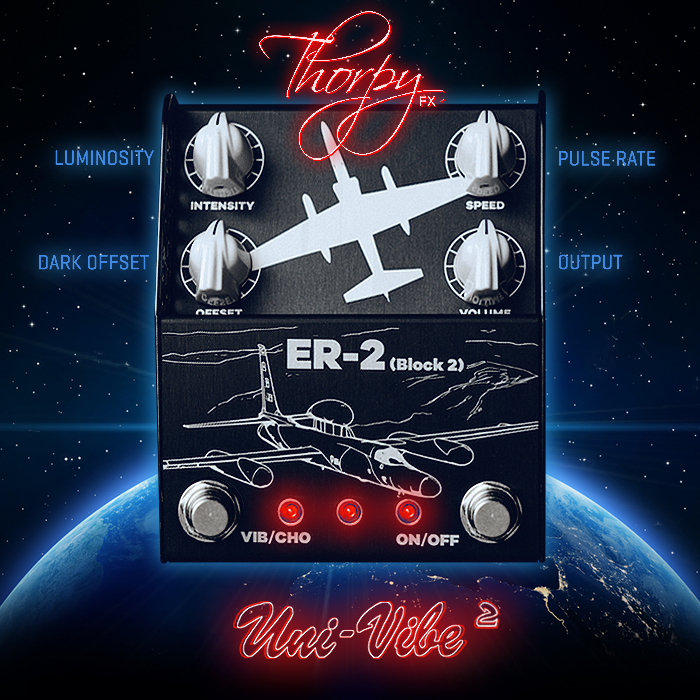 ThorpyFX reboots and refines its fabulous articulate ER-2 Uni-Vibe - now in Block 2 Edition with more headroom, better power handling and even better articulation