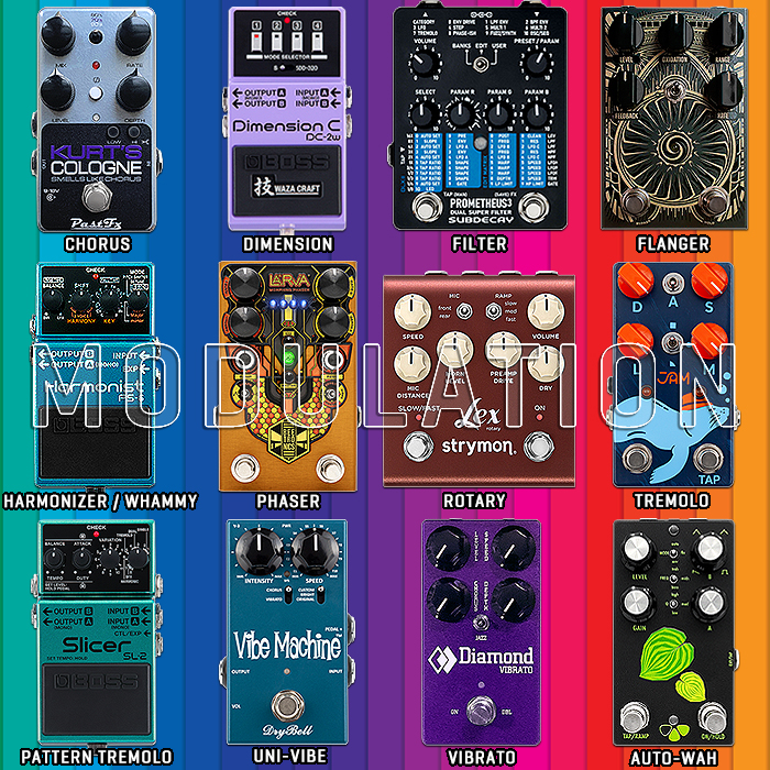 12 All-Time Favourite Modulation Pedals