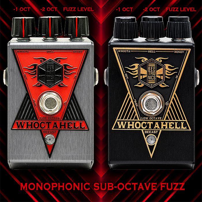 Beetronics FX shrinks its Whoctahell Low Octave Beeast kind of 8-Bit Fuzz down to Babee Format