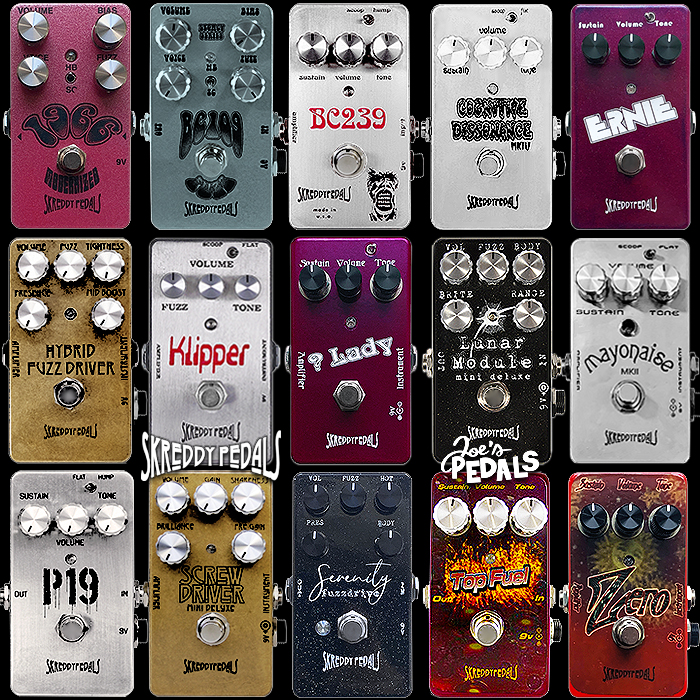 My Skreddy Pedals Capsule Collection has reached a wonderful milestone of 15 essential pedals