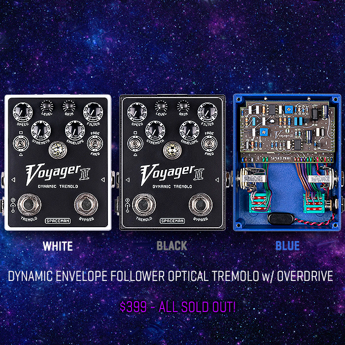 Spaceman Effects reissues its Dynamic Optical Tremolo as the Voyager II