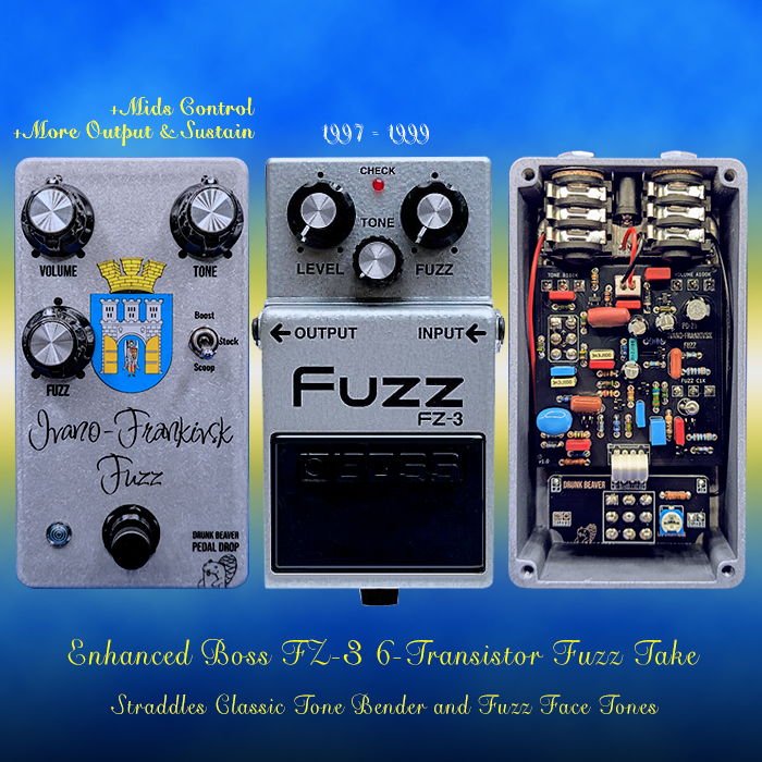 Drunk Beaver's Pedal Drop #25 - the Ivano-Frankivsk Fuzz is a superb extended range take on Boss's legendary FZ-3