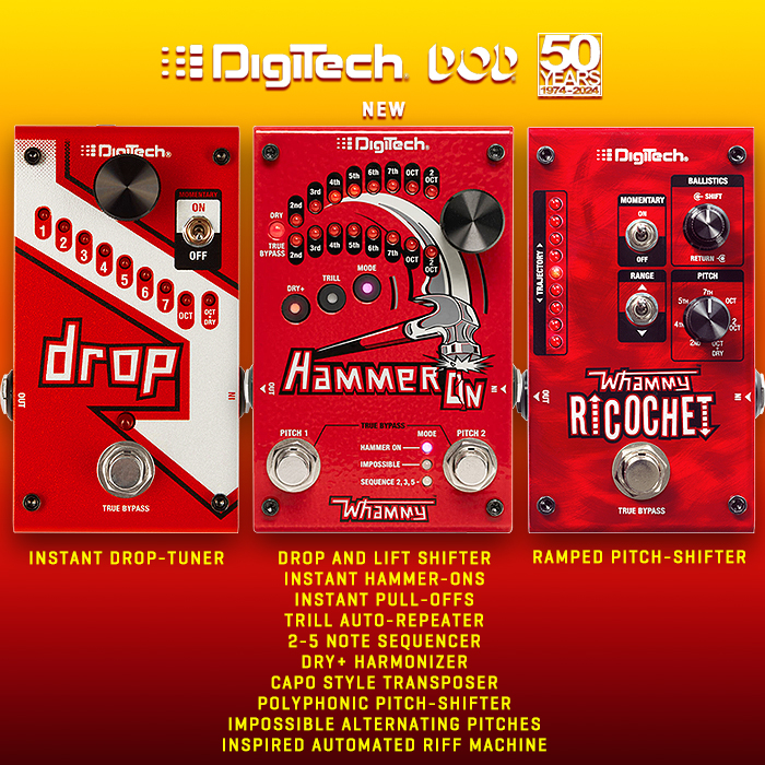 DigiTech's smart new HammerOn Creative Pitch Shifter looks like it will be my favourite of that type