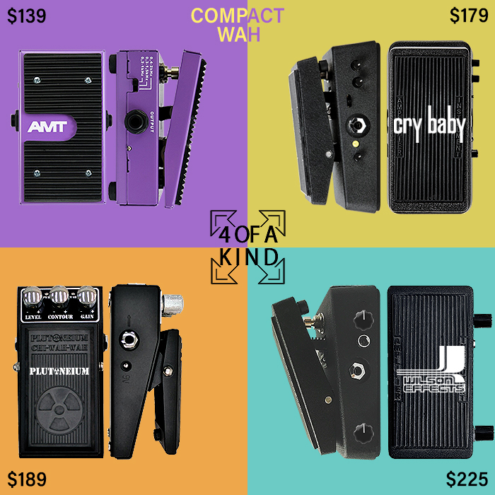 4 of a Kind - Compact Wah Pedals