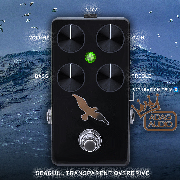 Adag Audio delivers beautifully balanced High Headroom take on the Vemuram Jan Ray - courtesy of its Seagull Transparent Overdrive