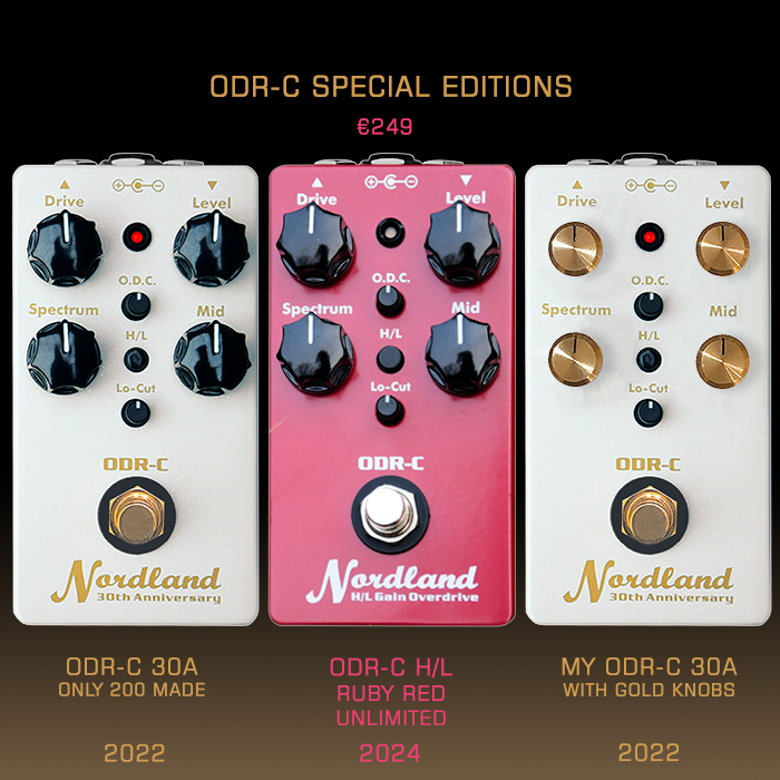 Nordland Electronics puts its 2022 Special Edition ODR-C Pedal on General Release