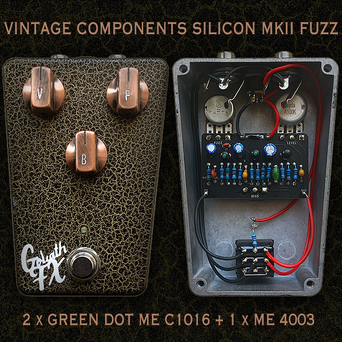 Goliath FX's Silicon MKII Tone Bender take delivers a totally foolproof and wholly potent authentic sounding experience