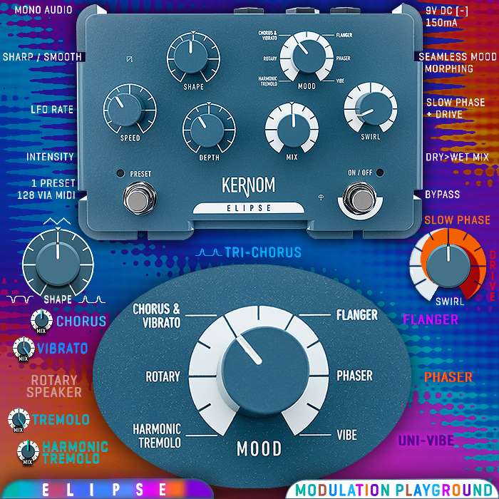 Kernom hits the heights once more with its Elipse Hybrid Modulation Playground / Multi-Modulator