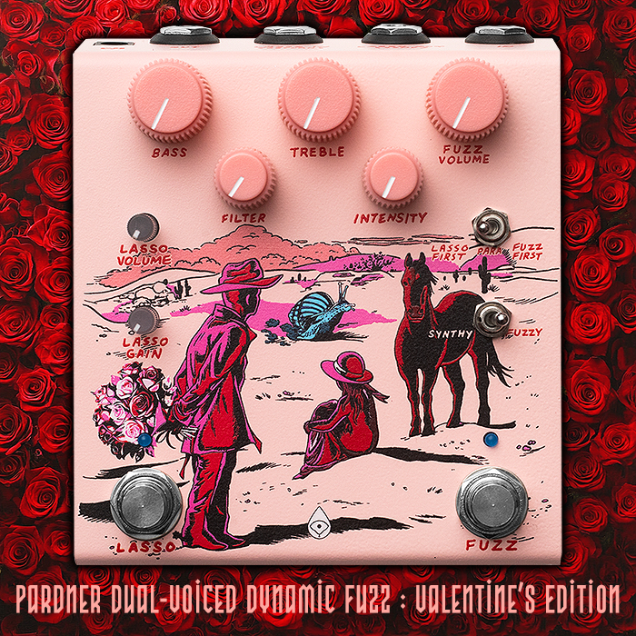 Old Blood Noise Endeavors unveil new Pink Pardner Dynamic Fuzz Edition - just in time for Valentine's Day