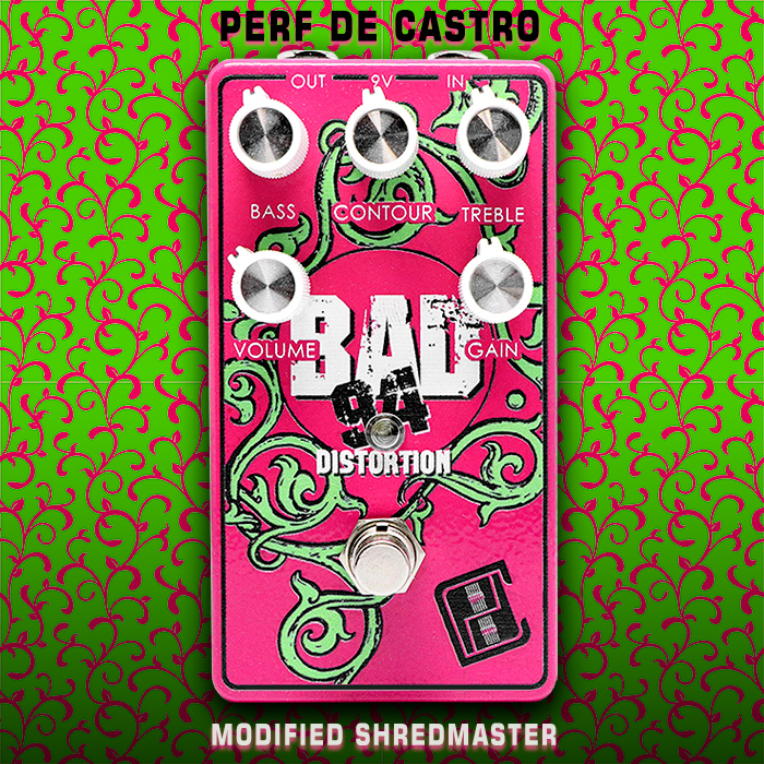 The Perf De Castro Signature Bad 94 Distortion is a fantastic sounding Modified take on the Marshall Shredmaster