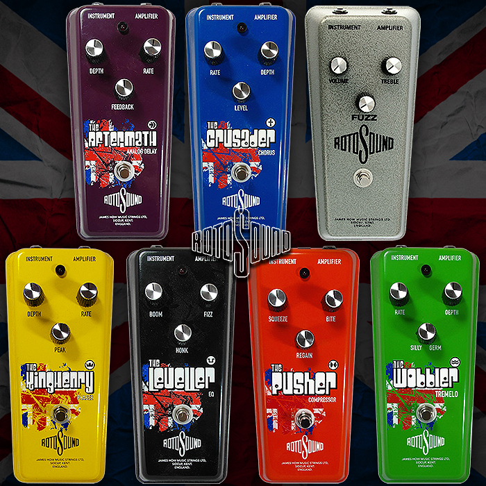 Rotosound Reissues its full range of Vintage Pedals, including the Excellent MKIII Germanium Fuzz