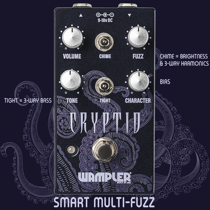 Brian Wampler delivers a Harmonic Wonderland with his superb Cryptid Multi-Fuzz