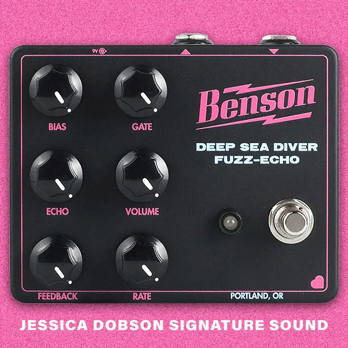 Benson Amps collaborates with Jessica Dobson on signature Deep Sea Diver Fuzz-Echo