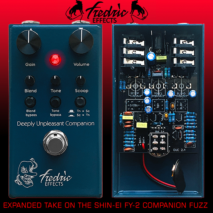 Fredric Effects' Deeply Unpleasant Companion MKII is a super extended take on the Shin-Ei SY-2