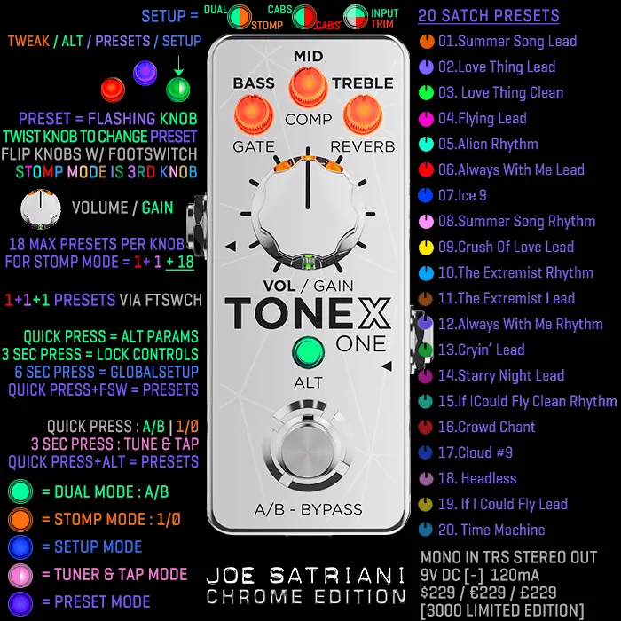 IK Multimedia ToneX One Joe Satriani Chrome Edition Deep Dive